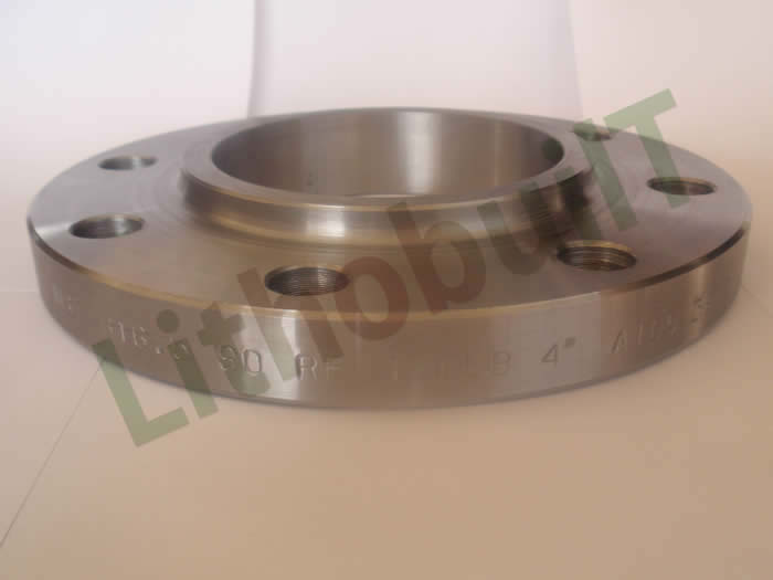 Lap joint flange with neck